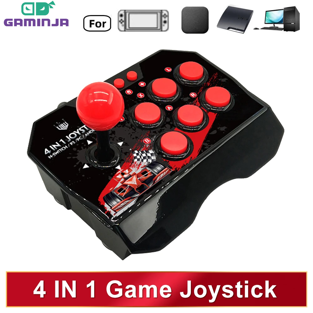 Arcade Game Jackpot - GAMINJA 4-in 1 เกมจอยสติ๊ก 3M สาย