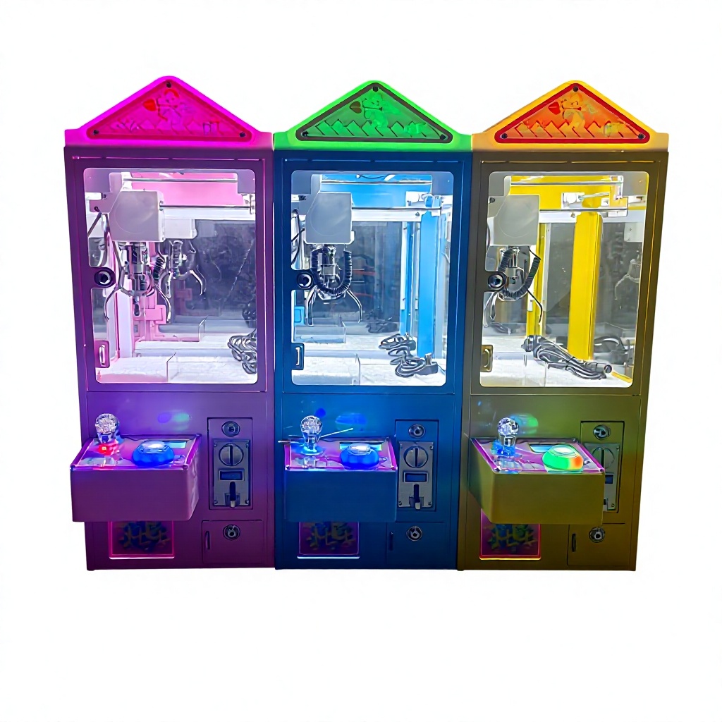 Arcade Toy Claw Vending Machine - ตู้คีบตุ๊กตาหยอดเหรียญขนาดเล็ก ปรับแต่งได้ พร้อมปลั๊กแบบ US สำหรับขายของเล่นตุ๊กตาในร้านบูติก
